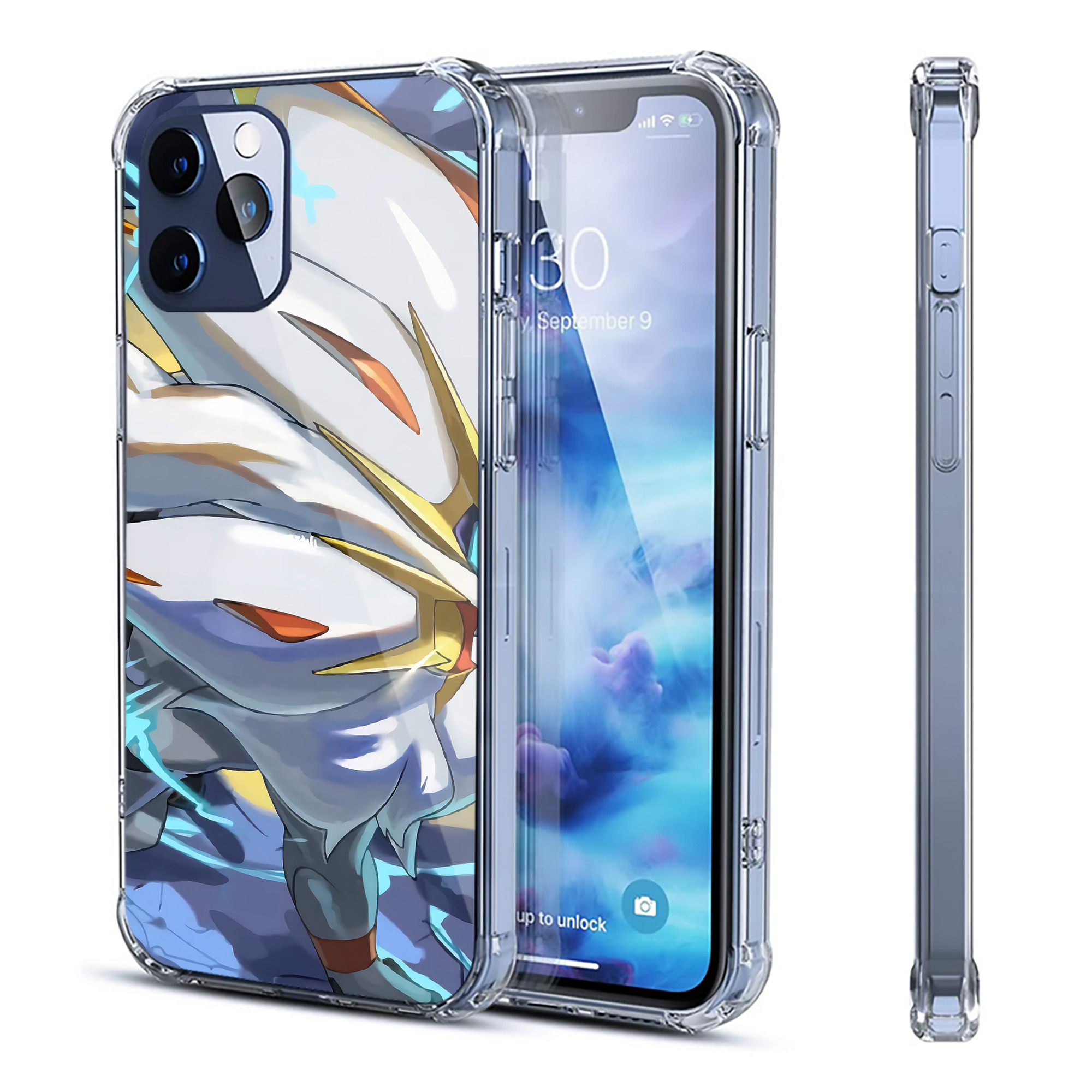 （画像用） ポケットモンスター Pokémon 【iPhone 12シリーズ対応】透明スマホケース（クリアソフトケース）